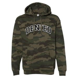 Camo Denied Letter Hoodie