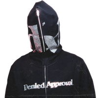 Full Zip Rhinestone Hoodie