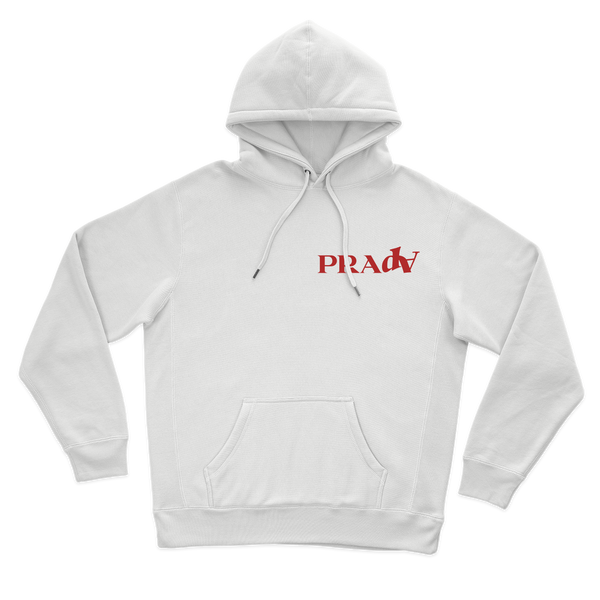 White PraDA Hoodie