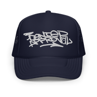 Embroidered Handstyle Foam trucker hat