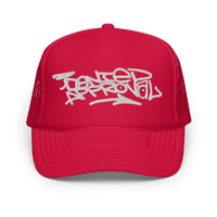 Embroidered Handstyle Foam trucker hat