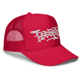 Embroidered Handstyle Foam trucker hat