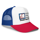 Watch Your Hands Foam trucker hat